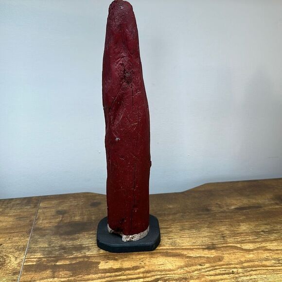 Vintage Hand Carved Wooden Santa Lake Erie Driftwood 1992 Handpainted 13” - Picture 6 of 8